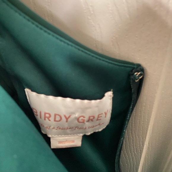 Birdey grey Hunter green dress - Picture 3 of 4